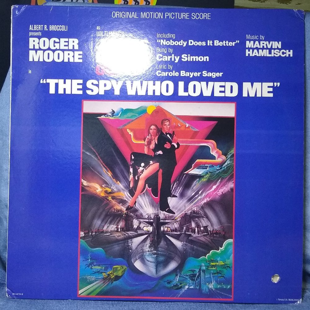 The Spy Who Loved Me James Bond 007 Soundtrack 1977 Vinyl Record
